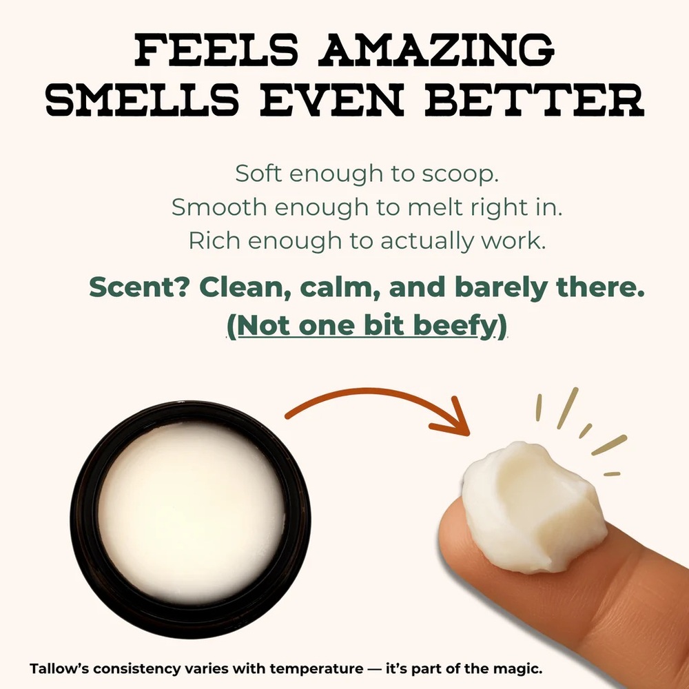 TryTallow™ Grass-Fed Tallow Balm (4oz) - Citrus Bloom Scented - Picture 3 of 6